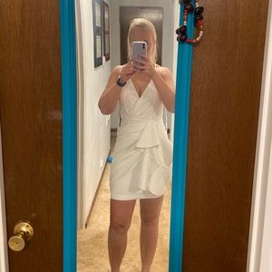White mini dress